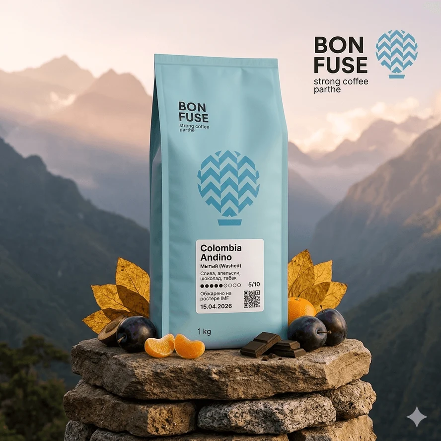Кофе в зернах Bonfuse Columbia  1 кг
